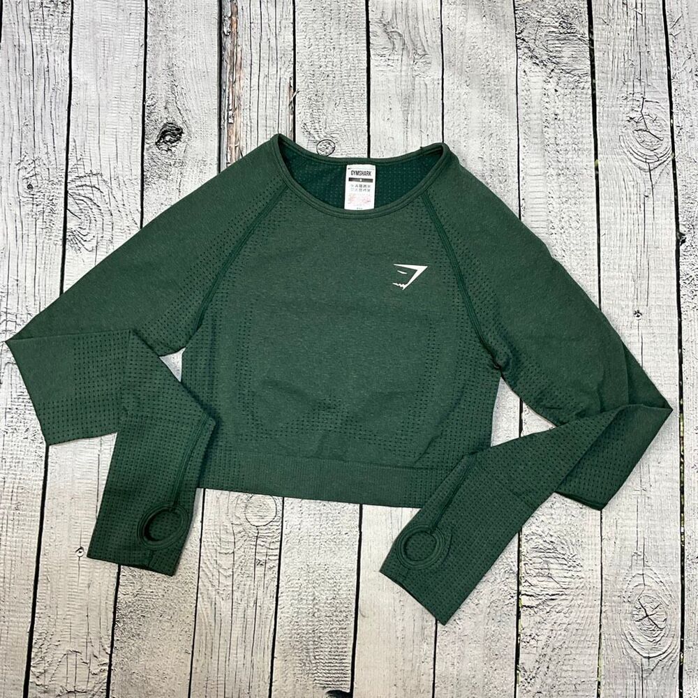 GYMSHARK Vital Seamless 2.0 Long Sleeve Crop Top